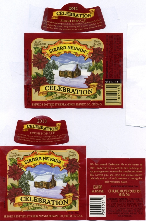 Celebration Ale vertical tasting 2011 & 2013